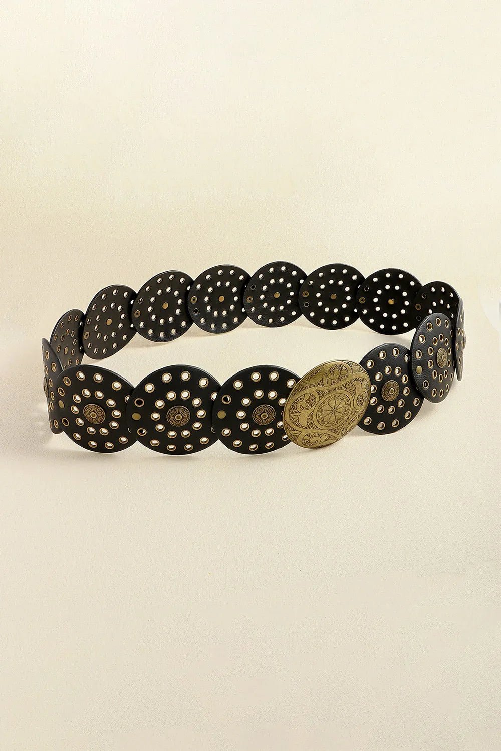Vintage PU Leather Wide Belt - Trendy Accessory - minbolu