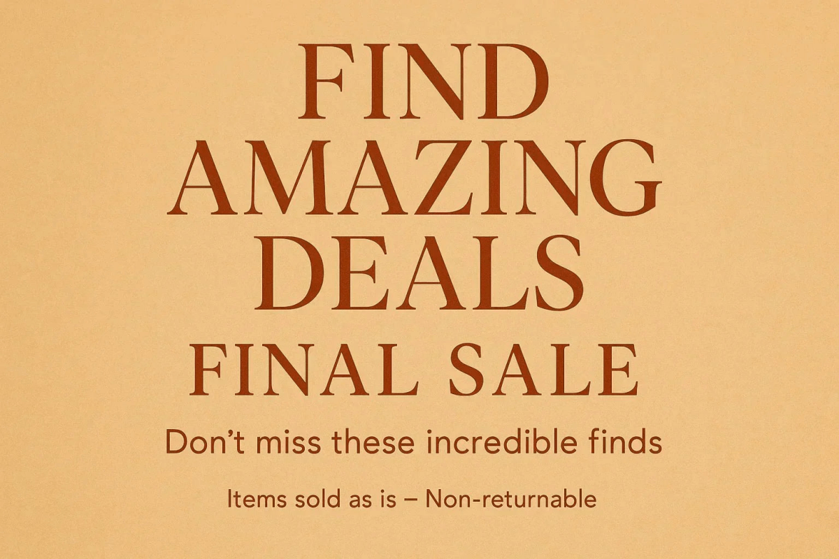 Unbeatable Deals - Final Sale Items - minbolu
