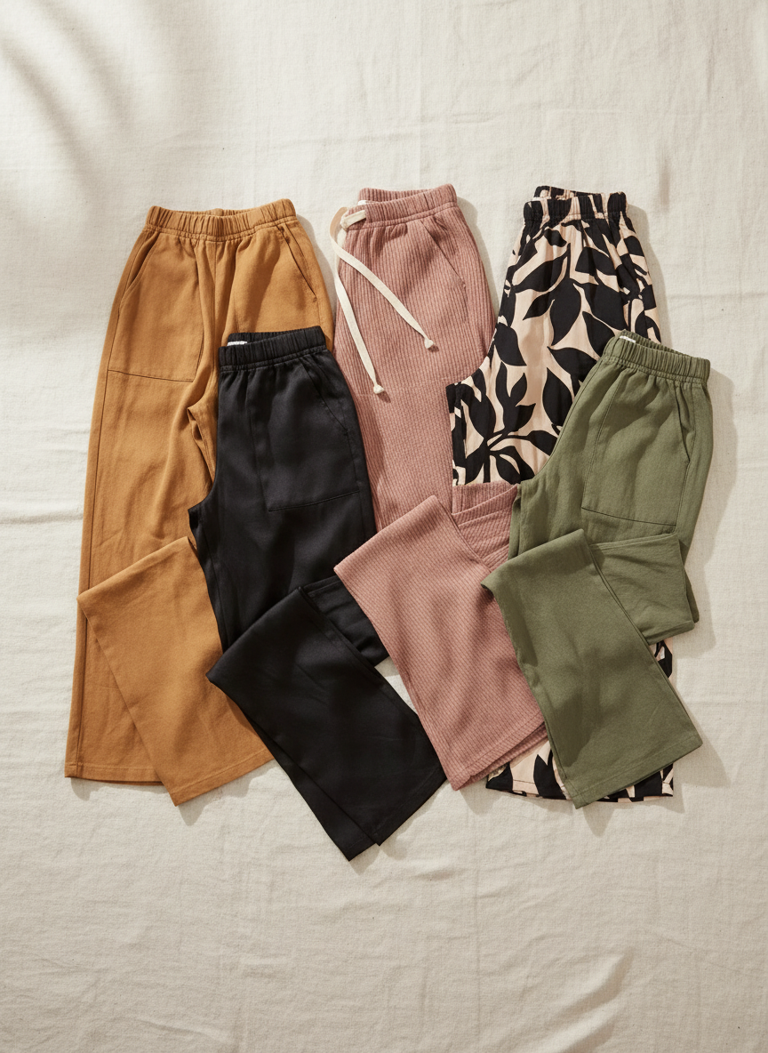 Wide Leg Pants - minbolu