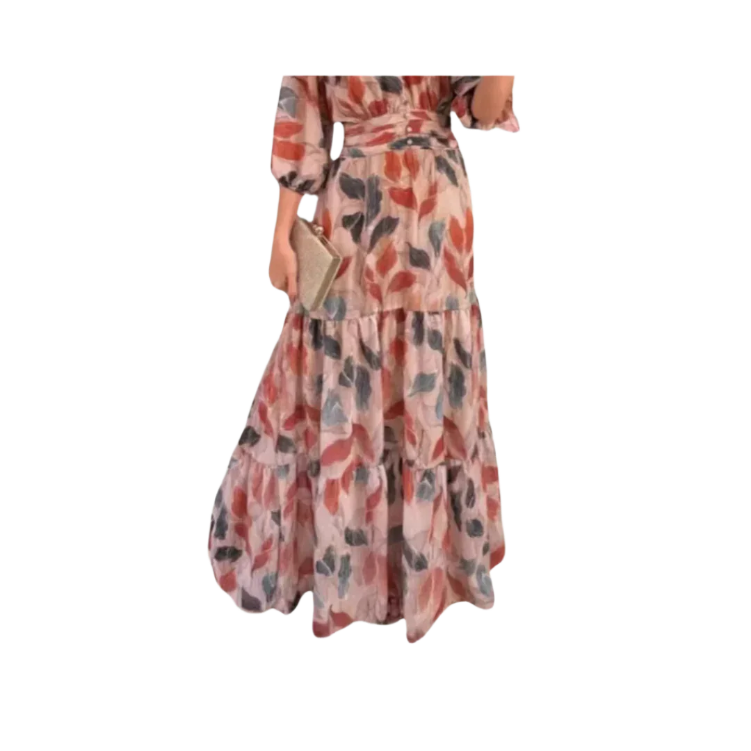 Women's Boho Dinner Dress - minbolu -