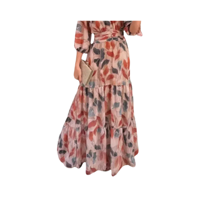 Women's Boho Dinner Dress - minbolu -