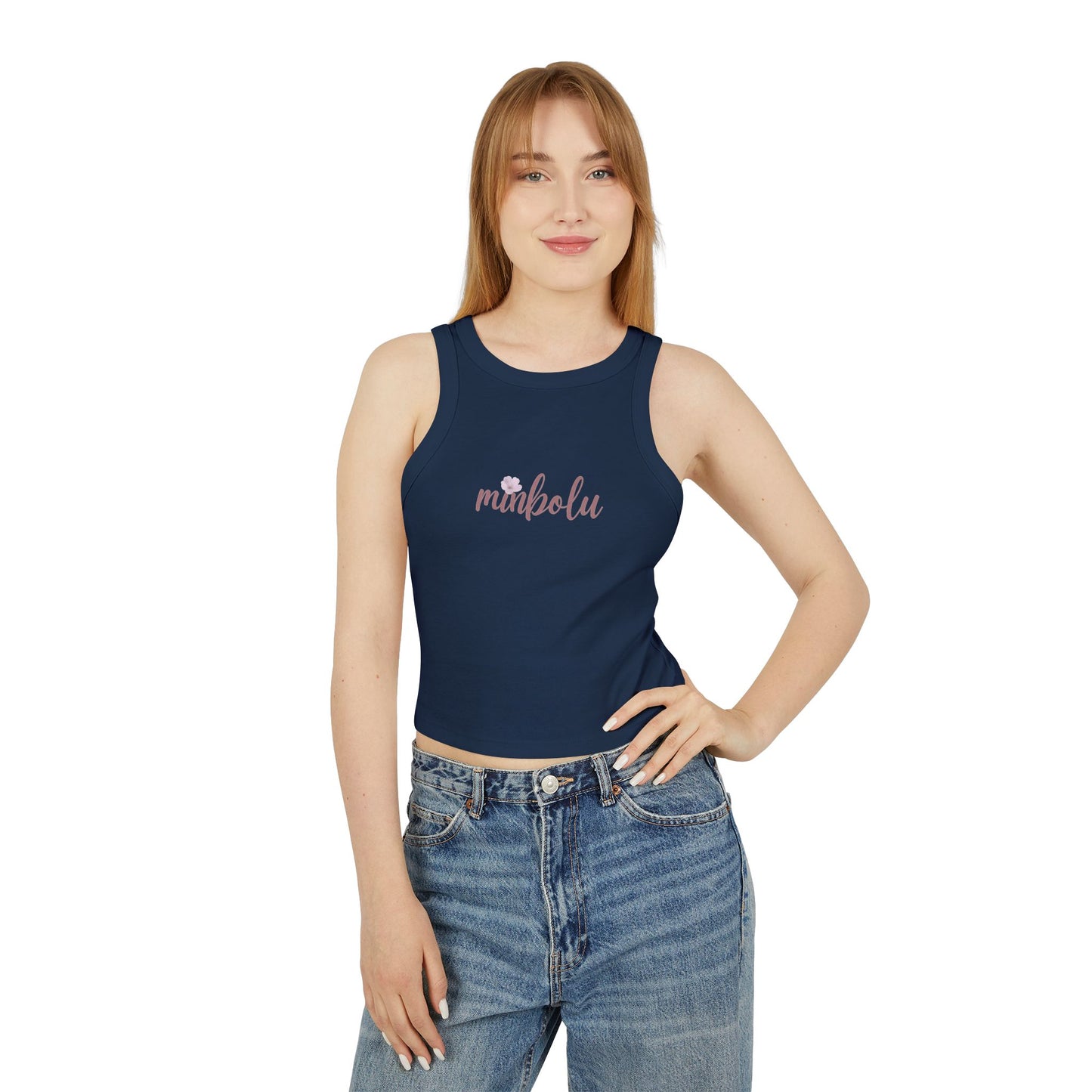 Chic Floral Racerback Tank Top | Casual Summer Wear, Workout Top, Beach Outfit, Gift for Her, Trendy Fashion
