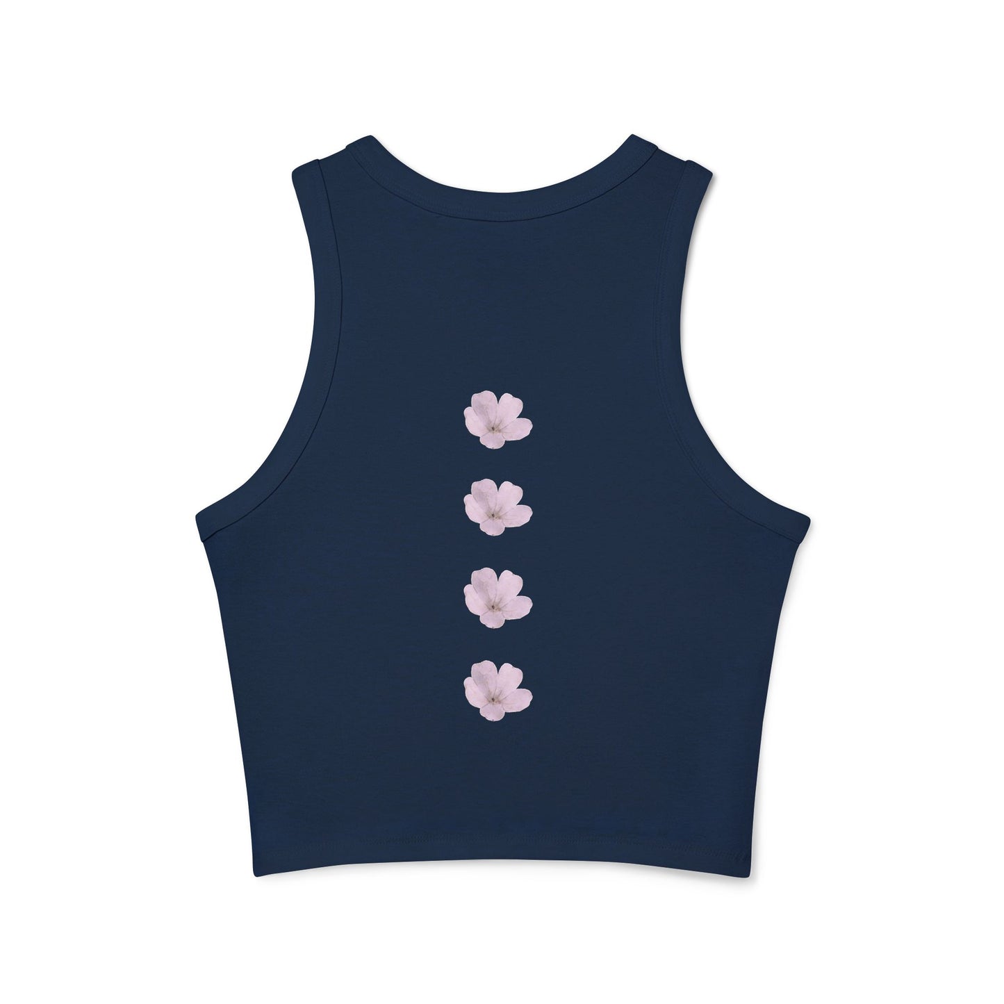 Chic Floral Racerback Tank Top | Casual Summer Wear, Workout Top, Beach Outfit, Gift for Her, Trendy Fashion
