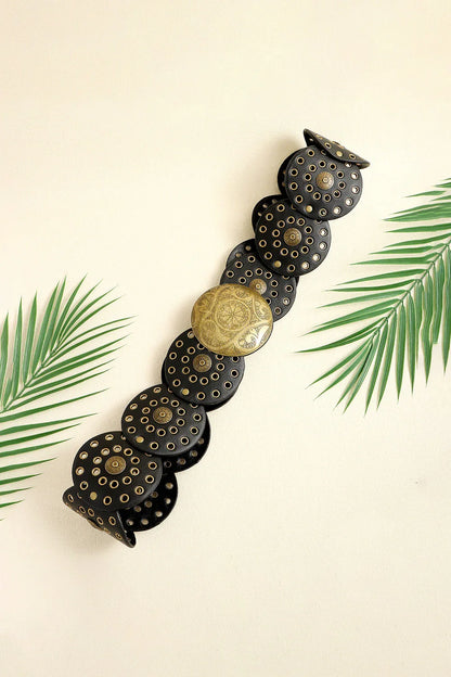 Vintage PU Leather Wide Belt - Trendy Accessory - minbolu -