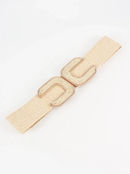 Wide Braid Belt - Stylish Polyester Belt - minbolu -
