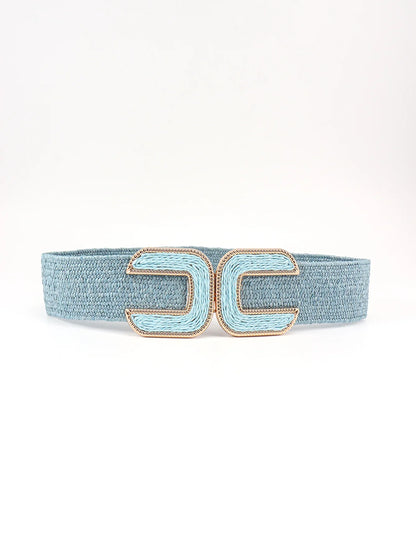 Wide Braid Belt - Stylish Polyester Belt - minbolu -