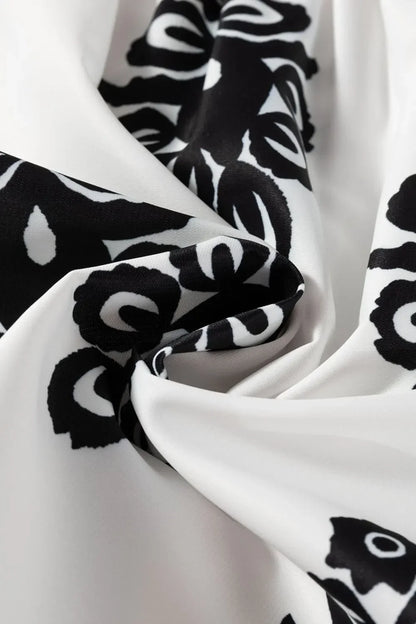 Tied Printed Shorts - minbolu -