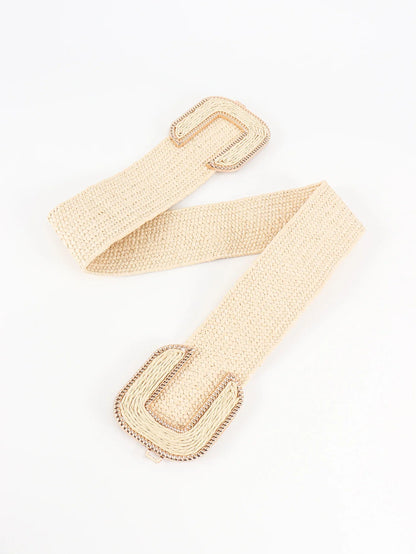 Wide Braid Belt - Stylish Polyester Belt - minbolu -