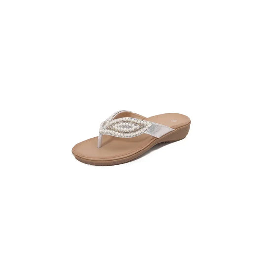 Stylish Toe Post Flats Sandals - minbolu -