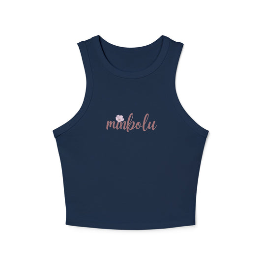 Chic Floral Racerback Tank Top | Casual Summer Wear, Workout Top, Beach Outfit, Gift for Her, Trendy Fashion