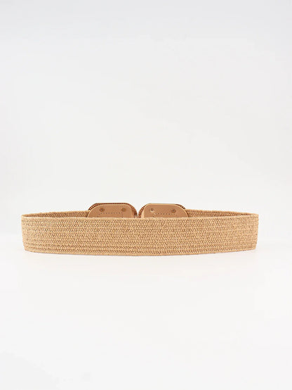 Wide Braid Belt - Stylish Polyester Belt - minbolu -