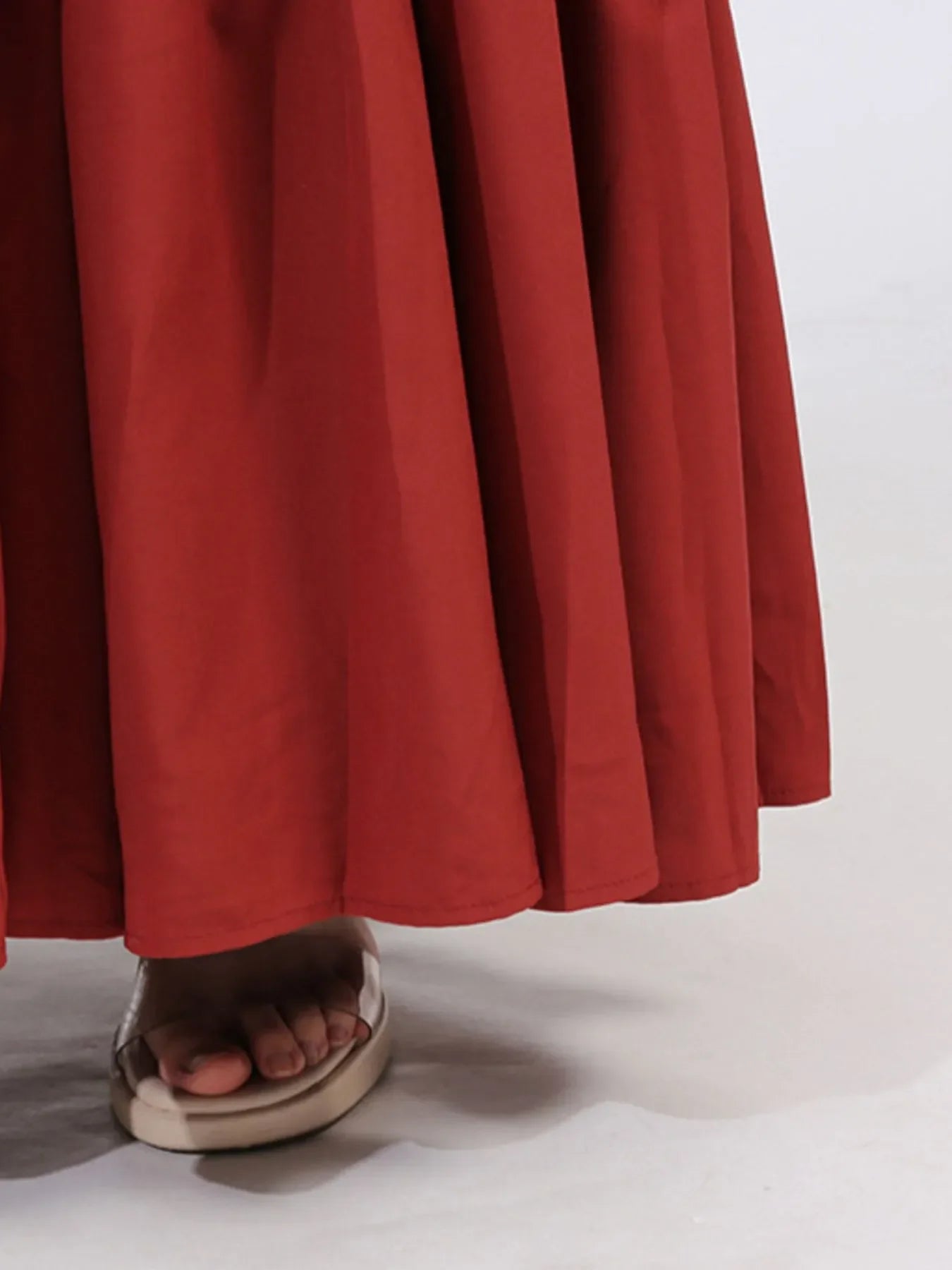 Tiered Tie Waist Maxi Dress - minbolu -