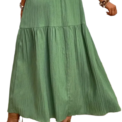 Frill Slit Skirt - Chic and Flattering Design - minbolu -
