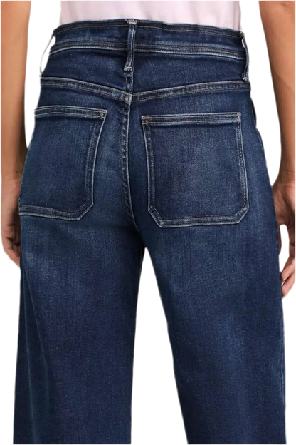 Wide Leg Jeans with Tie Waist - minbolu -