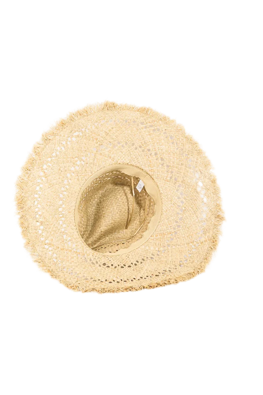 Stylish Openwork Raw Hem Weave Hat - minbolu -