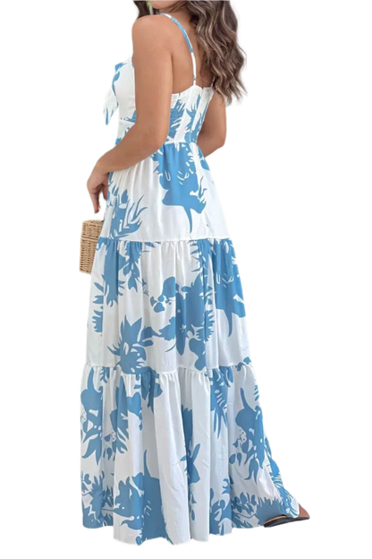 Sweetheart Neck Maxi Dress - Summer Chic - minbolu -