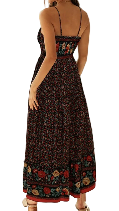 Elegantly Casual Maxi Cami Dress - minbolu -