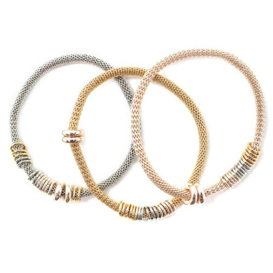 Multi-color Metal Bracelet Set - minbolu -