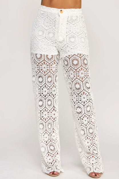 Crochet Pants - minbolu -
