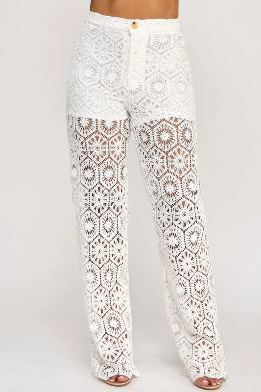 Crochet Pants - minbolu -