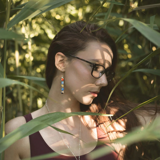 Solar System Mis-Matched Earrings - minbolu -