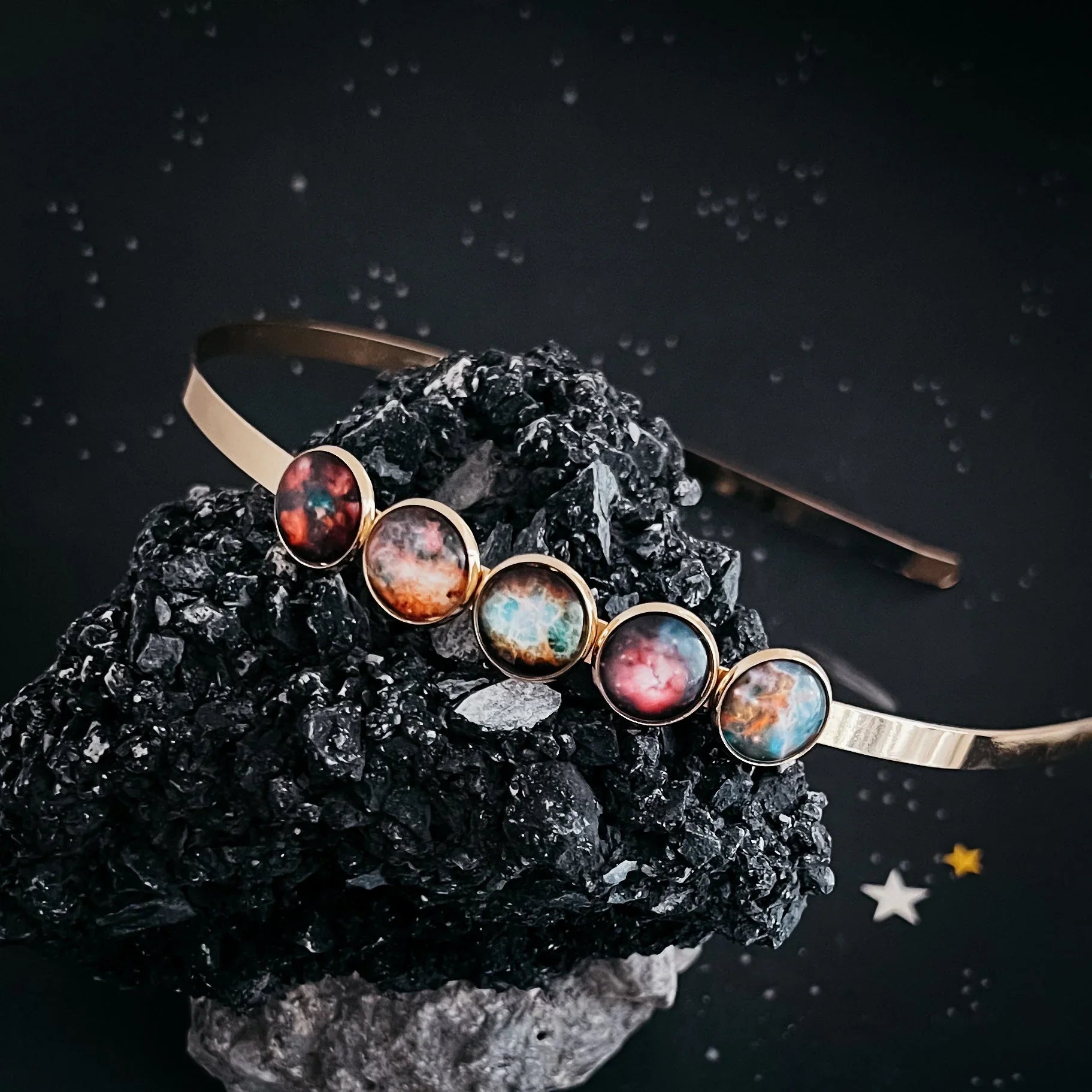 Nebula Rainbow Headband - minbolu -