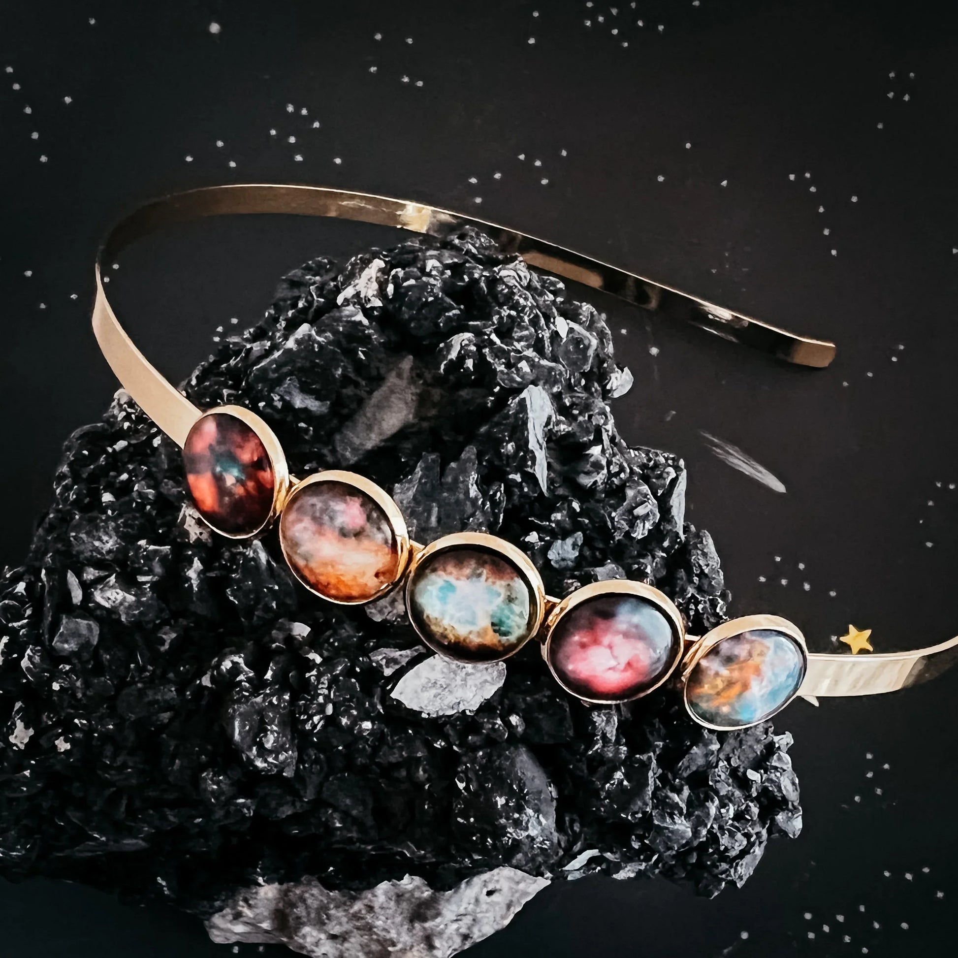 Nebula Rainbow Headband - minbolu -