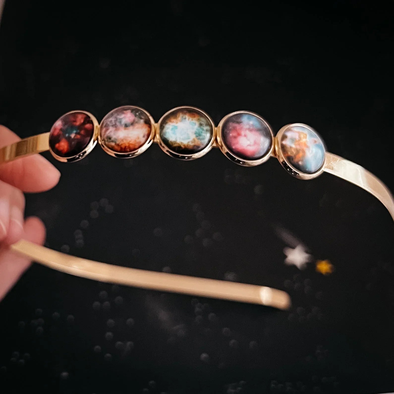 Nebula Rainbow Headband - minbolu -
