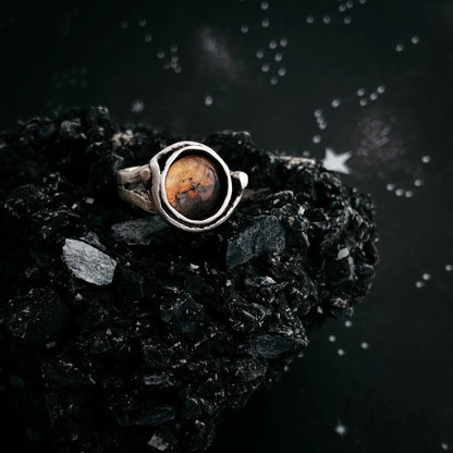 Mars Jewelry Gift Set - Necklace, Earrings, and Ring - minbolu -