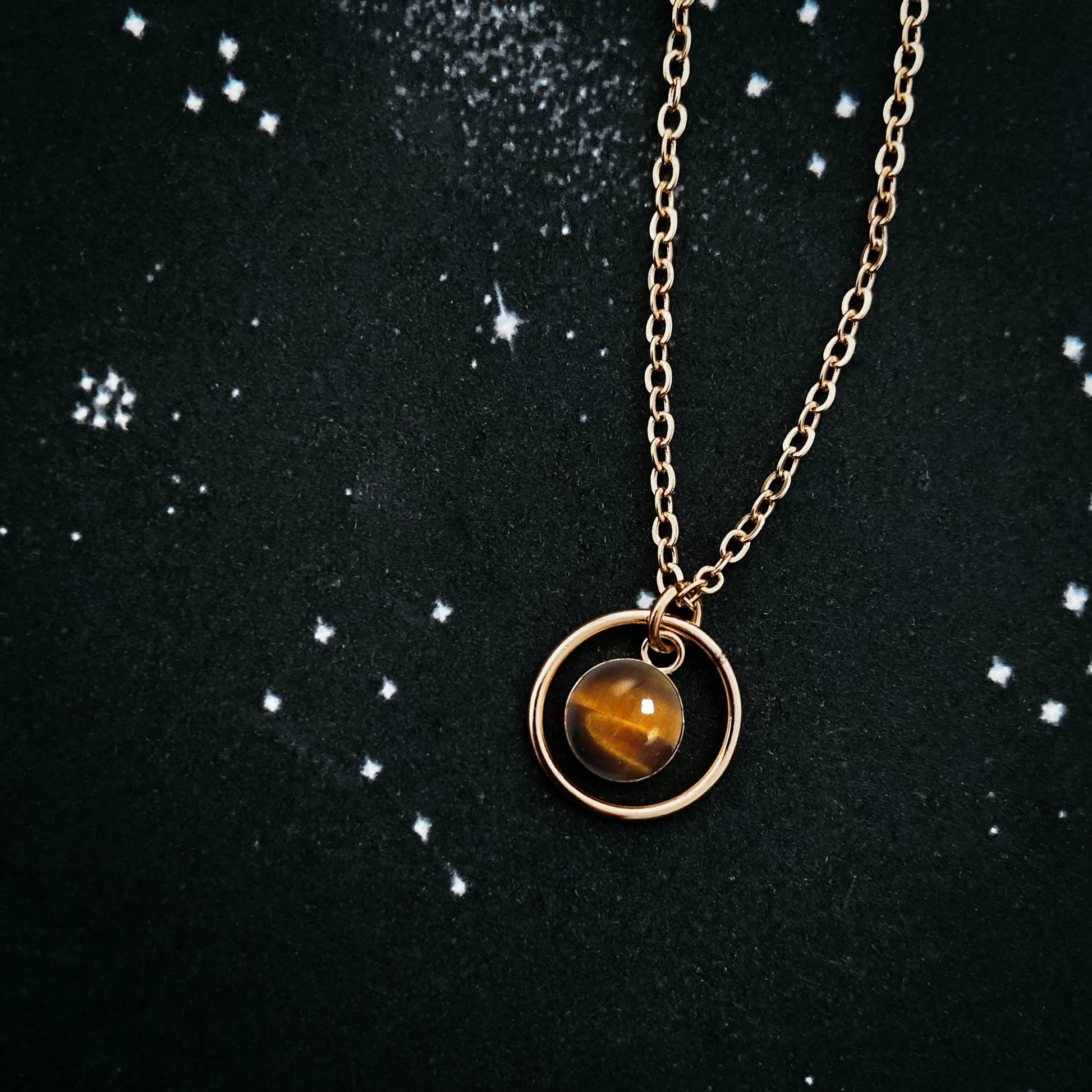 Rings of Saturn Mini Necklace - minbolu -