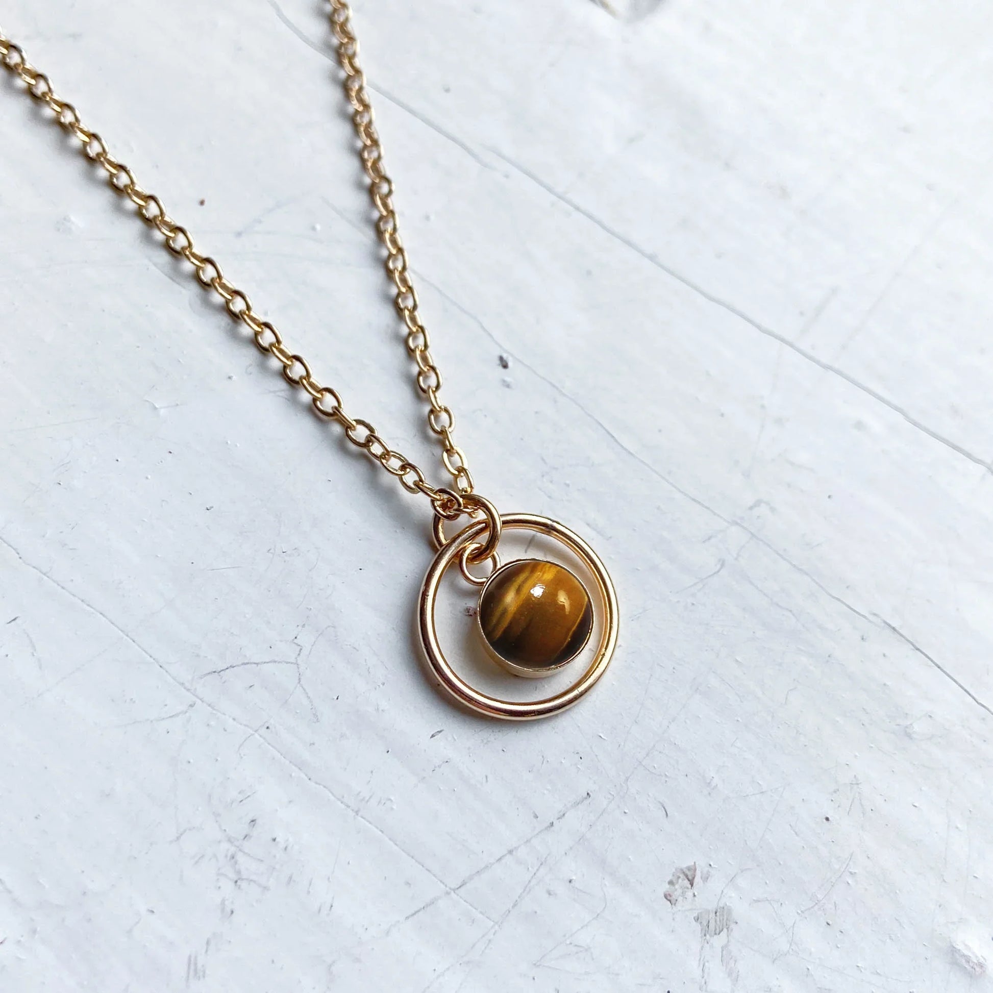 Rings of Saturn Mini Necklace - minbolu -