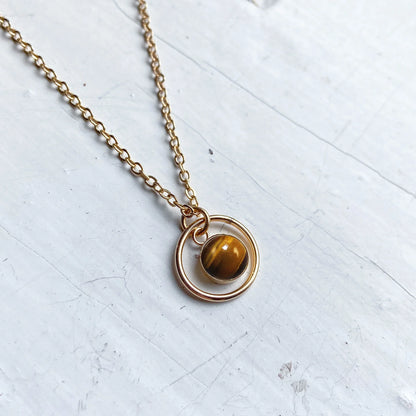 Rings of Saturn Mini Necklace - minbolu -