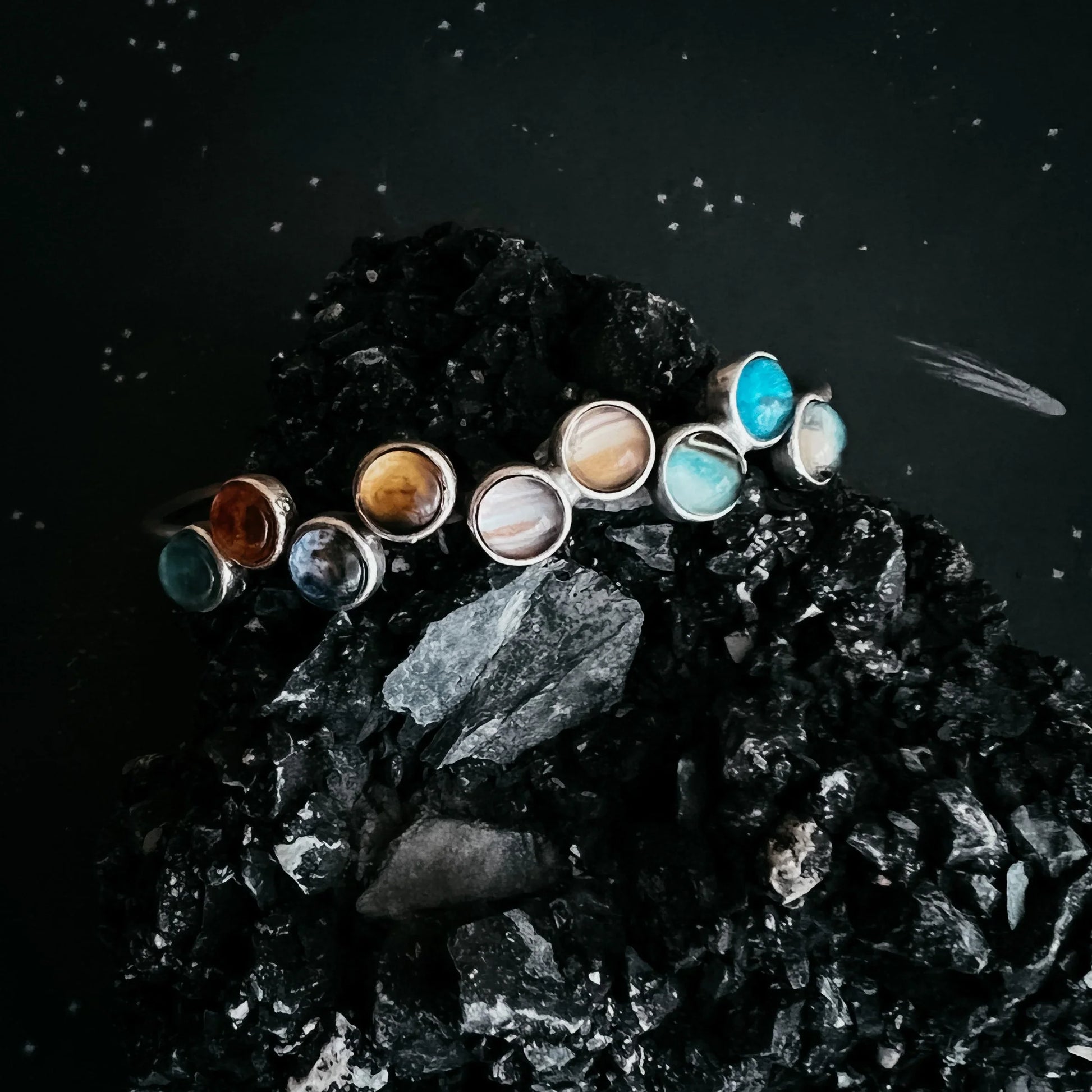 Tiny Planet Solar System Bracelet - minbolu -