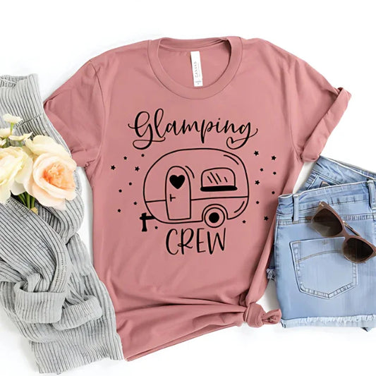 Glamping Crew T-shirt - minbolu -