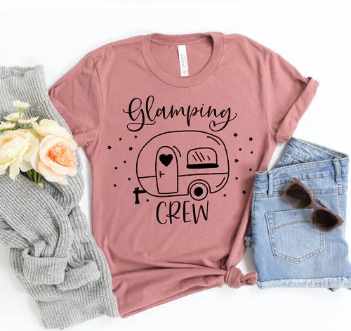 Glamping Crew T-shirt - minbolu -