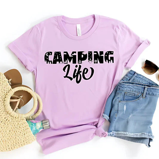 Camping Life T-shirt - minbolu -