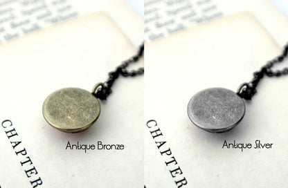 Pluto and Charon Layered Space Necklace - minbolu -