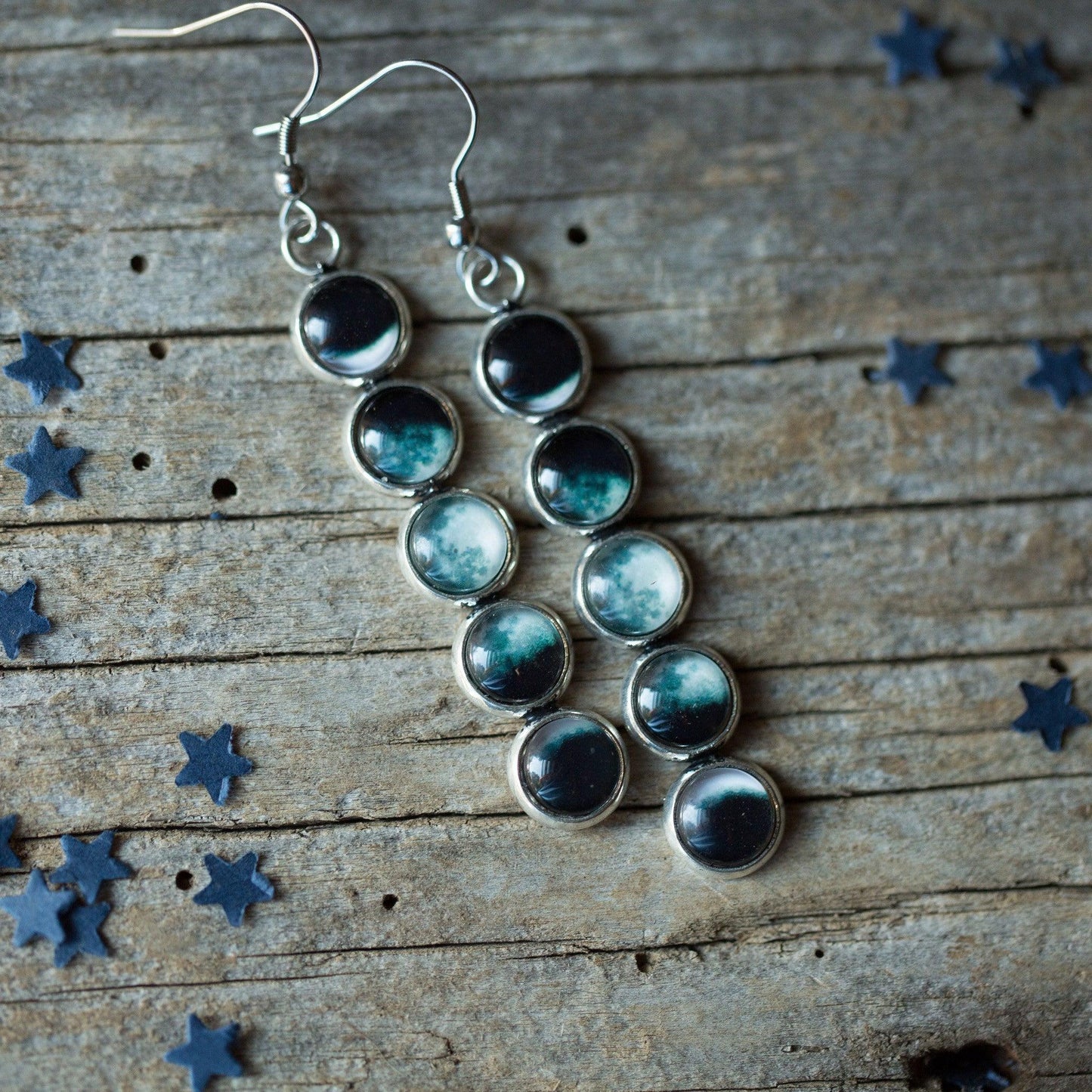 Moon Phase Earrings - minbolu -