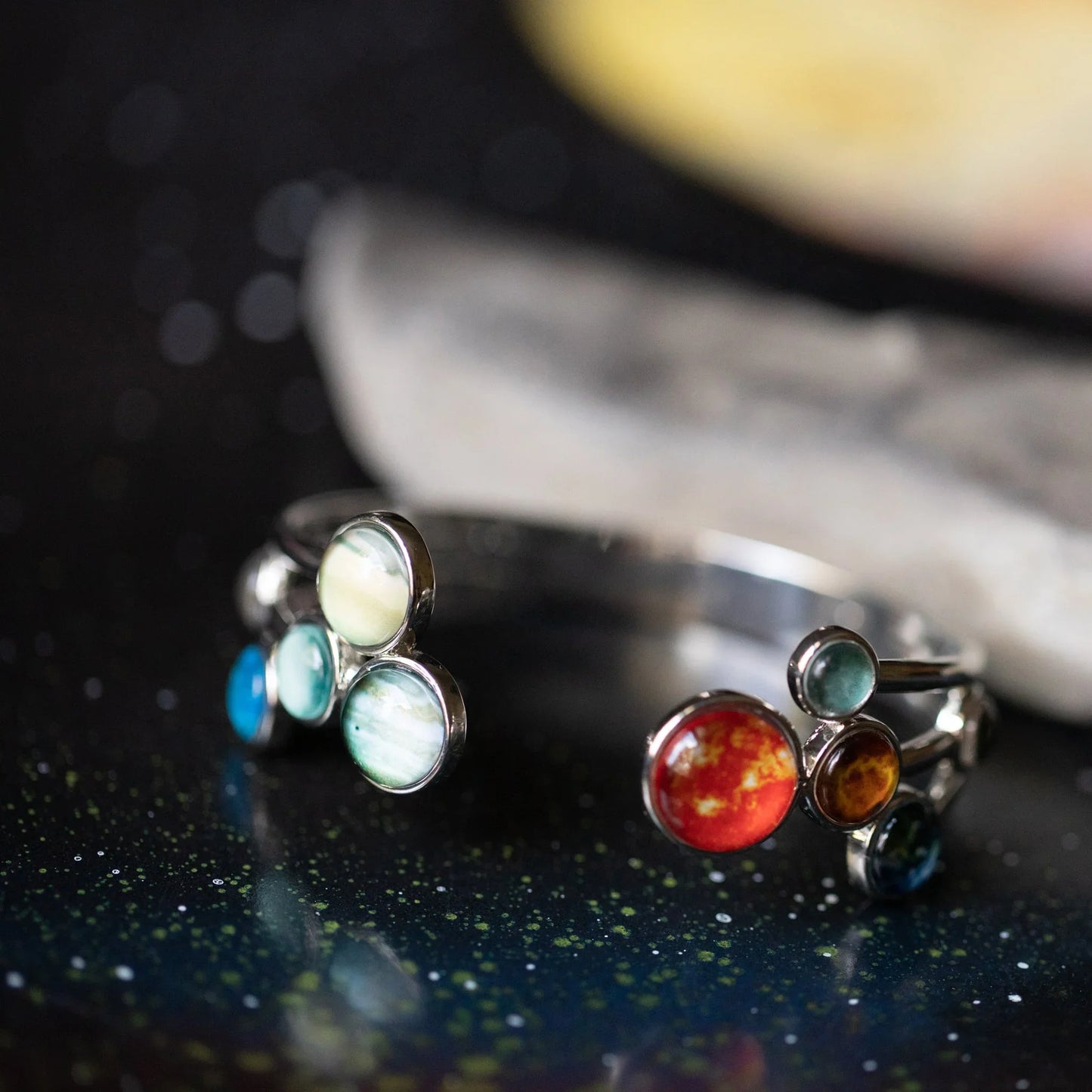 Open Solar System Cuff Bracelet - minbolu -