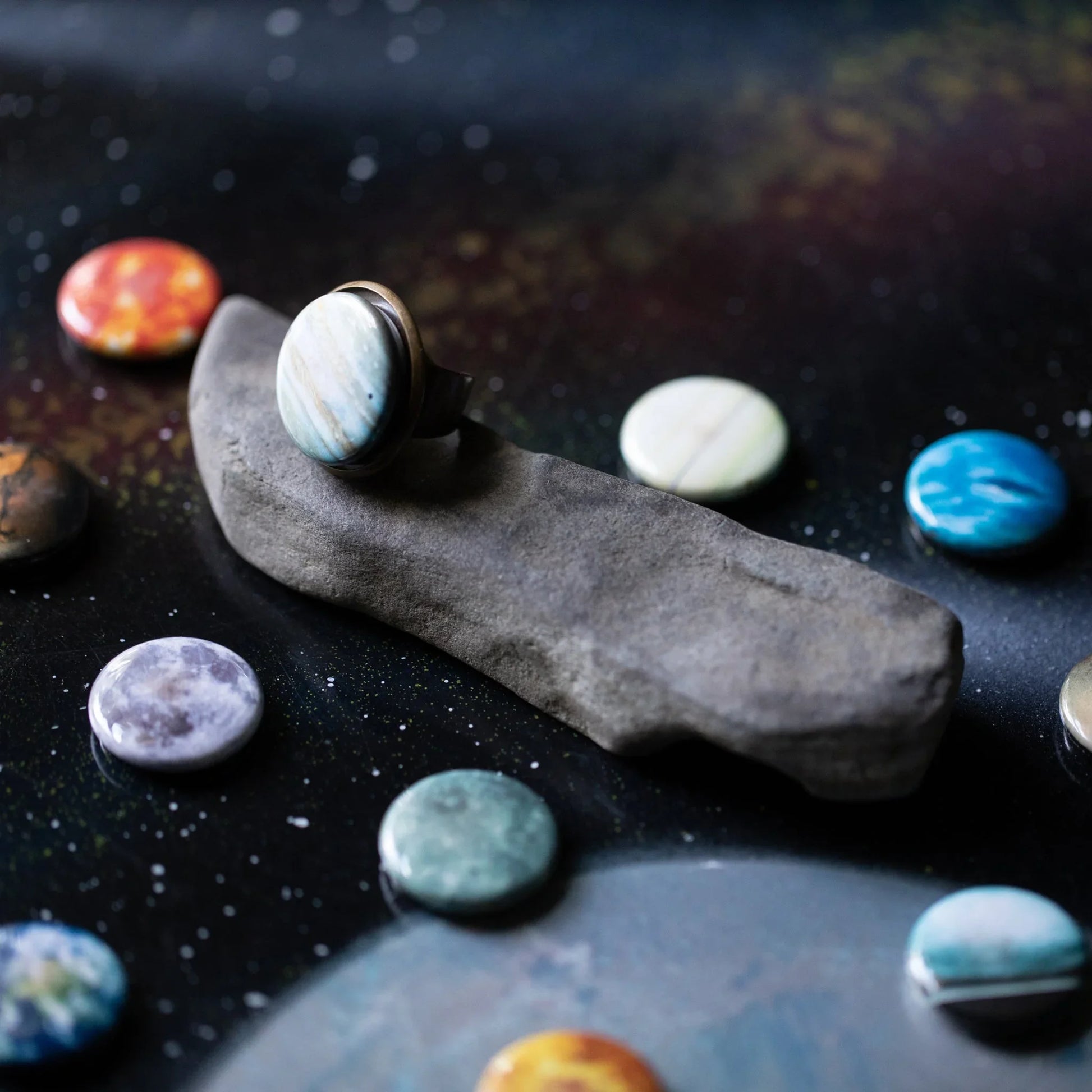 Interchangeable Solar System Ring - minbolu -