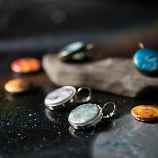 Interchangeable Solar System Earrings - minbolu -
