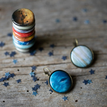 Interchangeable Solar System Earrings - minbolu -
