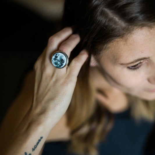 Interchangeable Moon Phase Ring - minbolu -