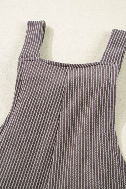 Adjustable Straps Wide Leg Overalls - minbolu