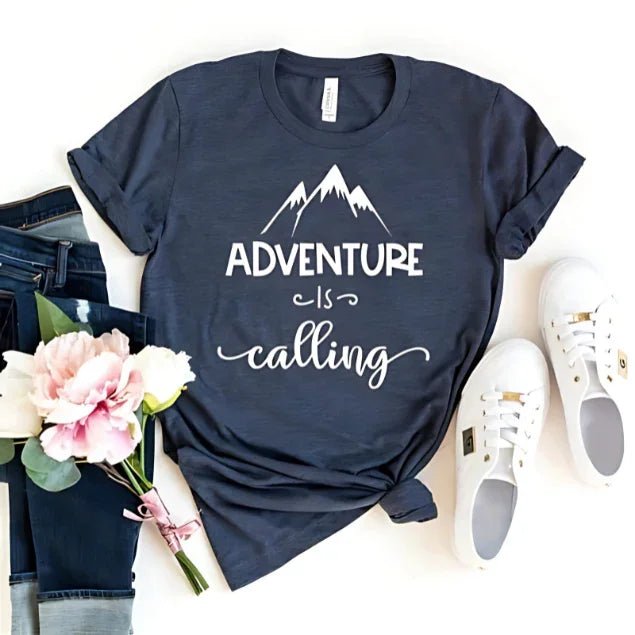 Adventure Is Calling T-shirt - minbolu -