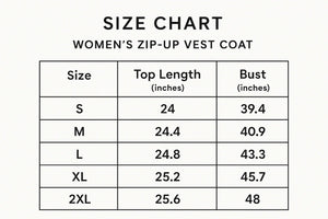 Boho Vest - Women's Zip-Up Sleeveless Coat with Pockets - minbolu -