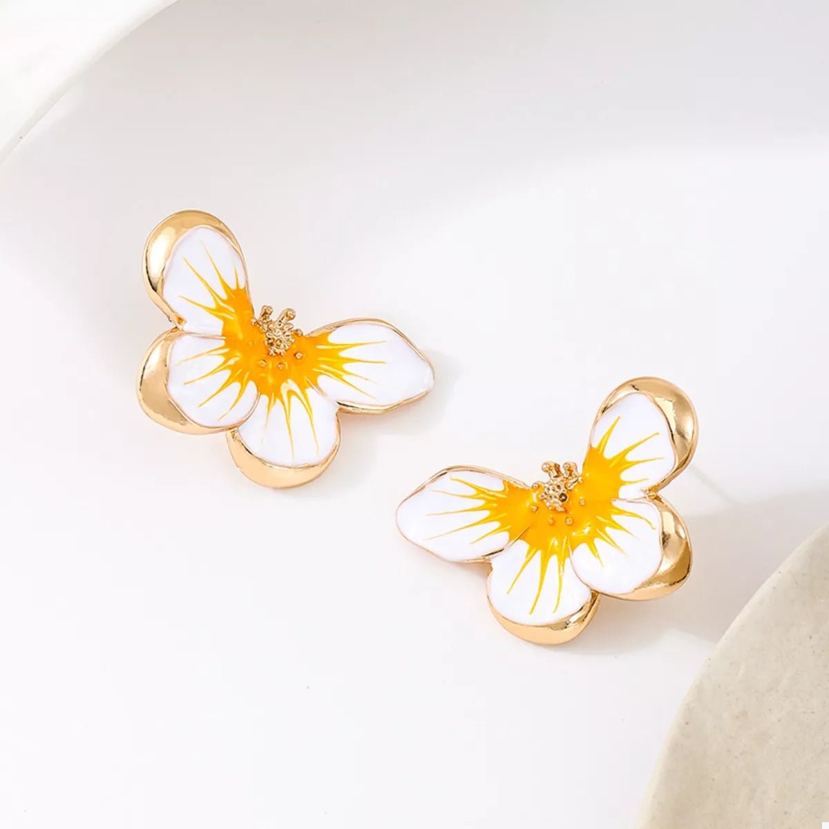 Butterfly Stud Earrings - minbolu -