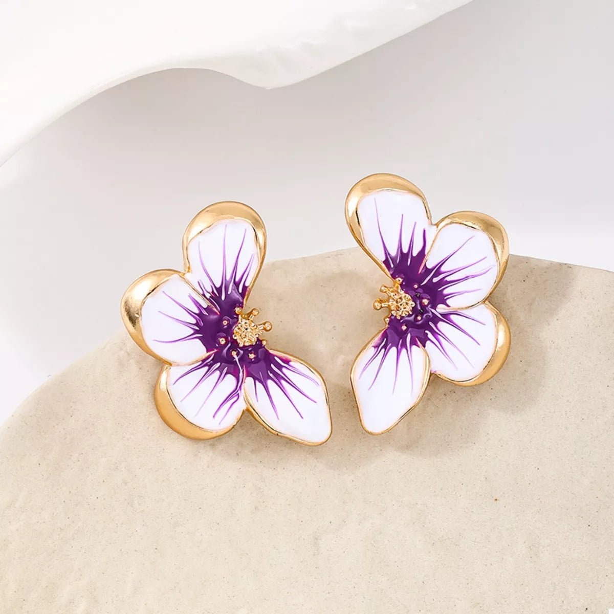 Butterfly Stud Earrings - minbolu -