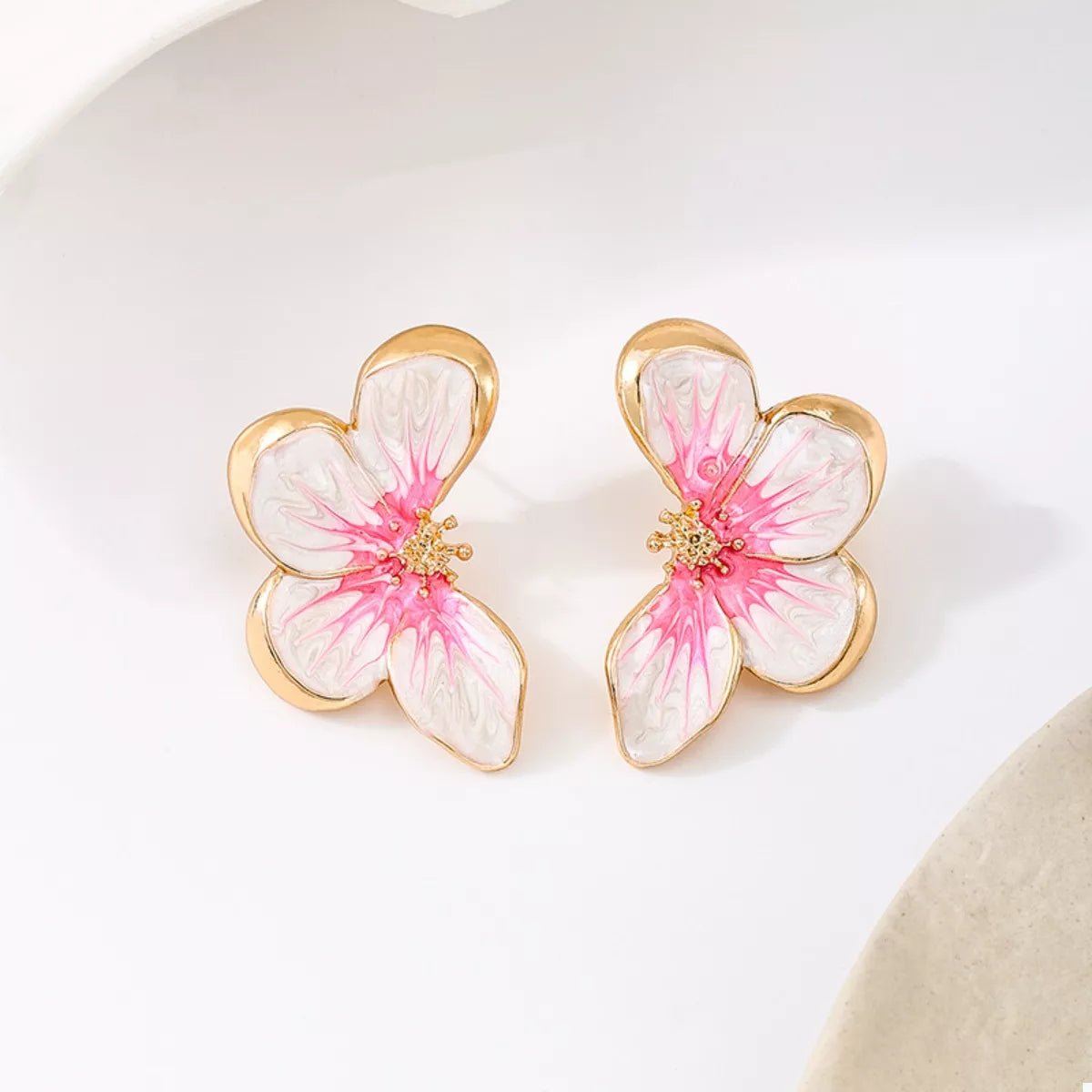 Butterfly Stud Earrings - minbolu -
