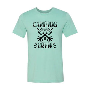Camping Crew Marshmallow Tee - minbolu -